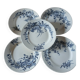5 assiettes plates Terre de fer HB & Cie