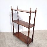 19th century shelf with walnut rosary