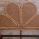 Vintage rattan shell bed