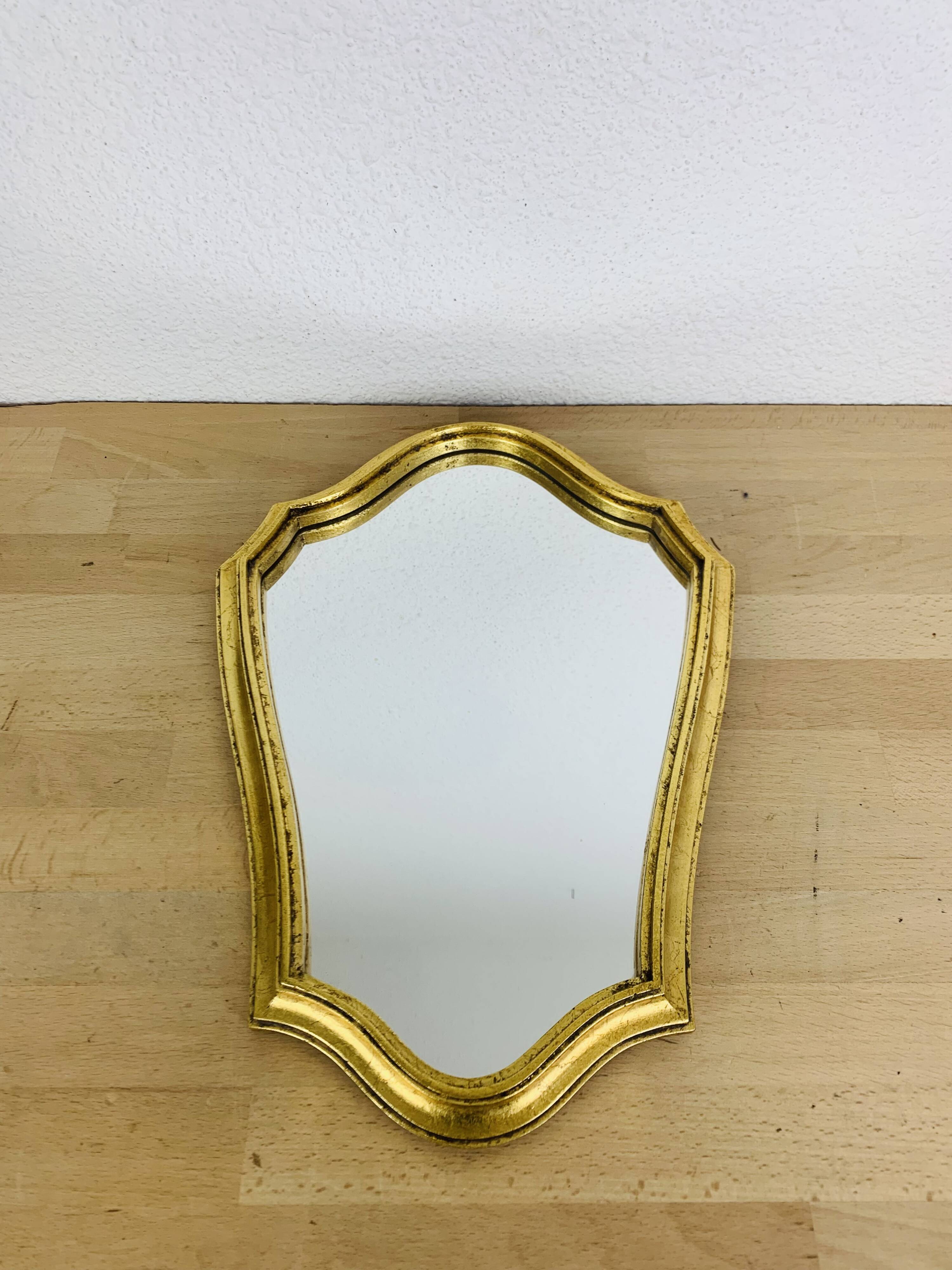 Classic style gilded wood mirror