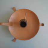 old pig tail rat cave copper candle holder