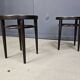 Pair of Thonet 214RH stools, 1980s