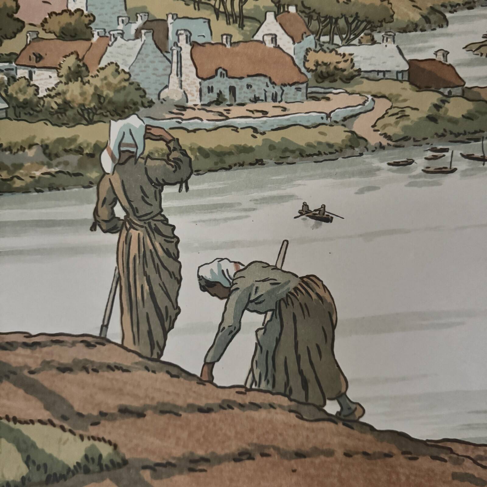 Lithograph by Henri Rivière Aspects of Nature - The River