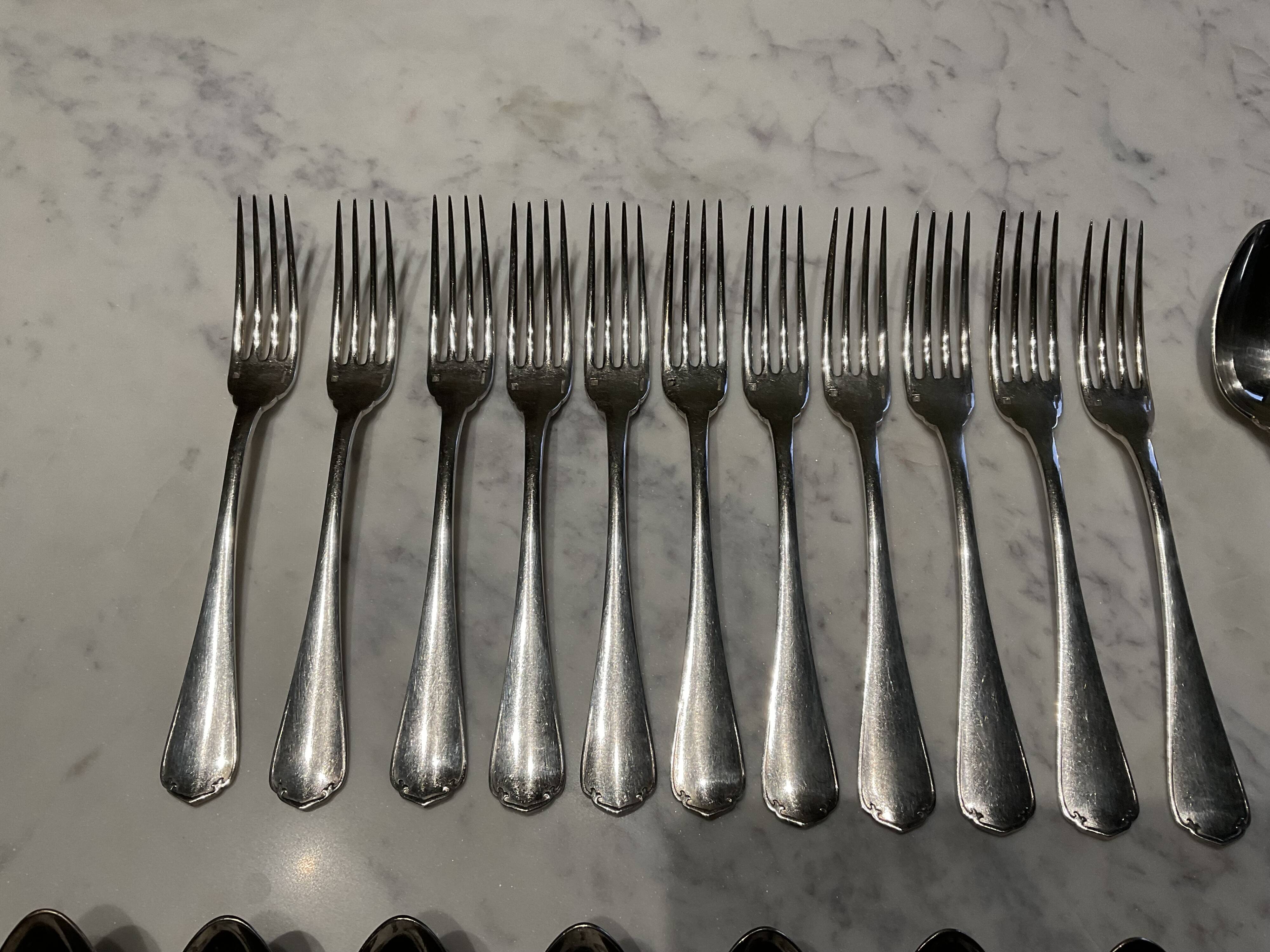 Christofle 22-piece cutlery set, Japan model