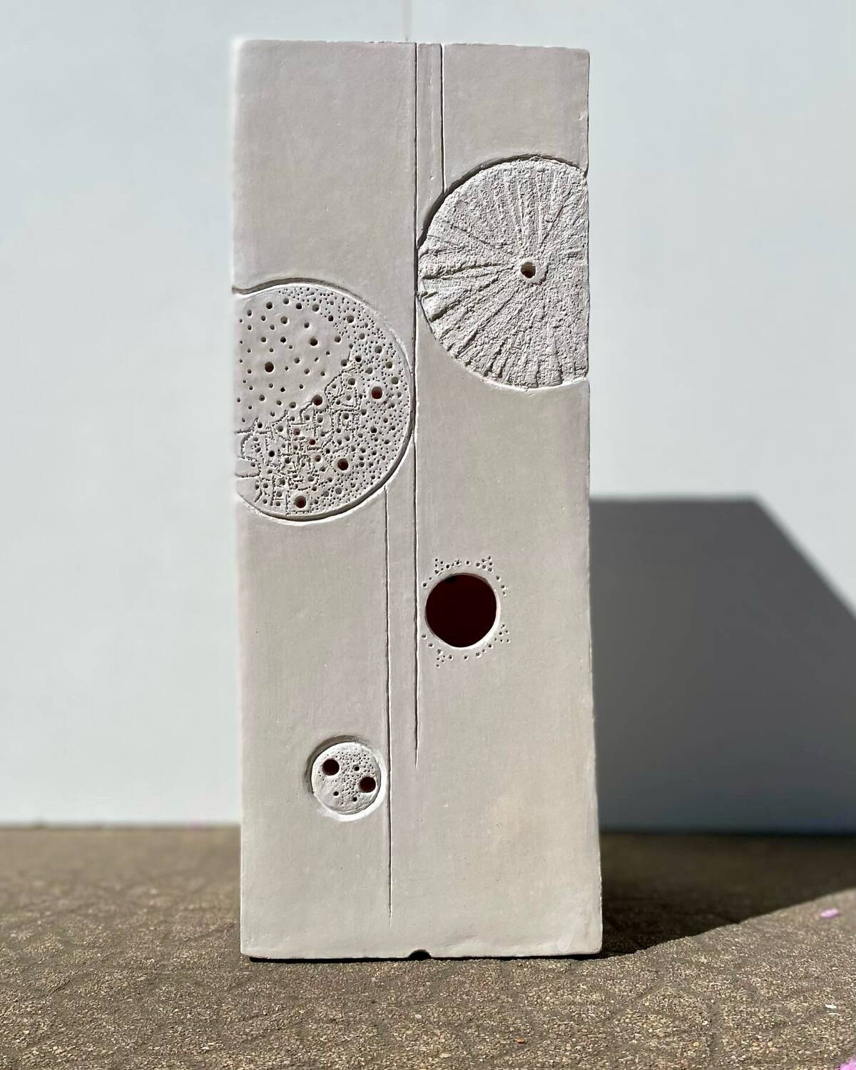 Mood lamp. Sandstone sculpture. Unique piece. Handmade