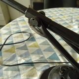 Aluminor articulated lamp black metal Vintage 70/80