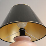 Murano glass table lamp, very particular pink color, Italia 1950s