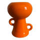 Orange ceramic vase, 1970s