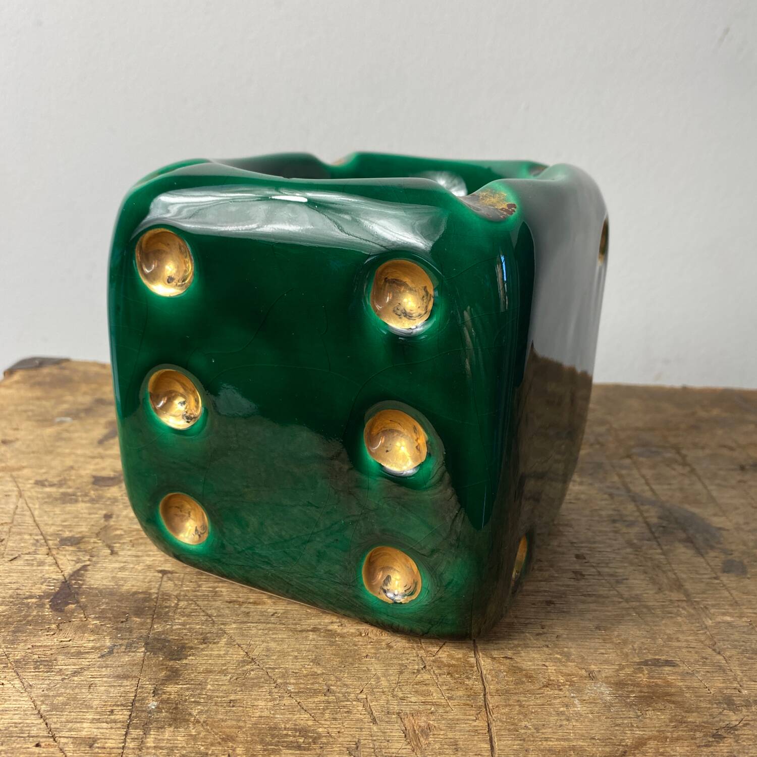 Ferlay Vallauris ceramic “big dice” ashtray