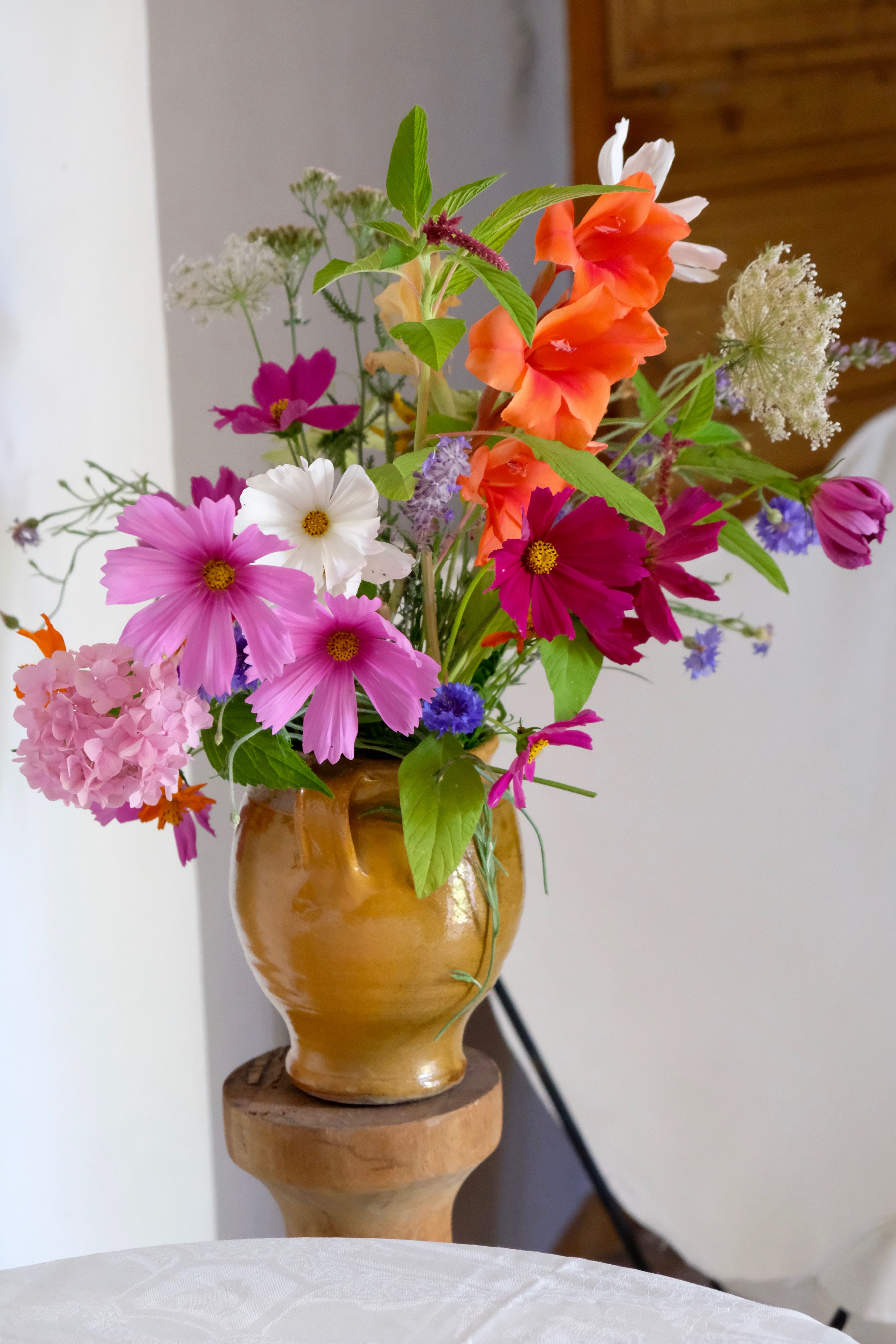 Glazed terracotta grease pot / jar