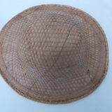 Chapeau asiatique style colonial en paille