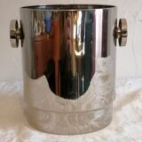 Design champagne bucket. chrome-plated steel
