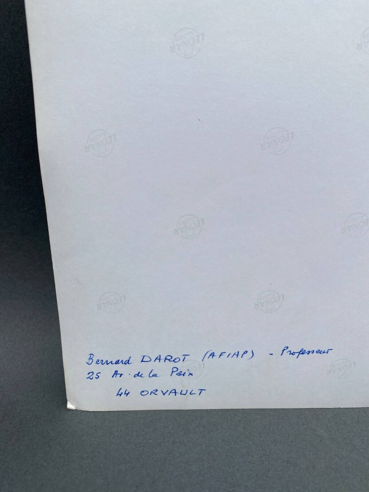 Photographie argentique Bernard Darot Les Vaincus XXe AFIAP