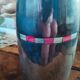 Pair of enamelled modernist vases