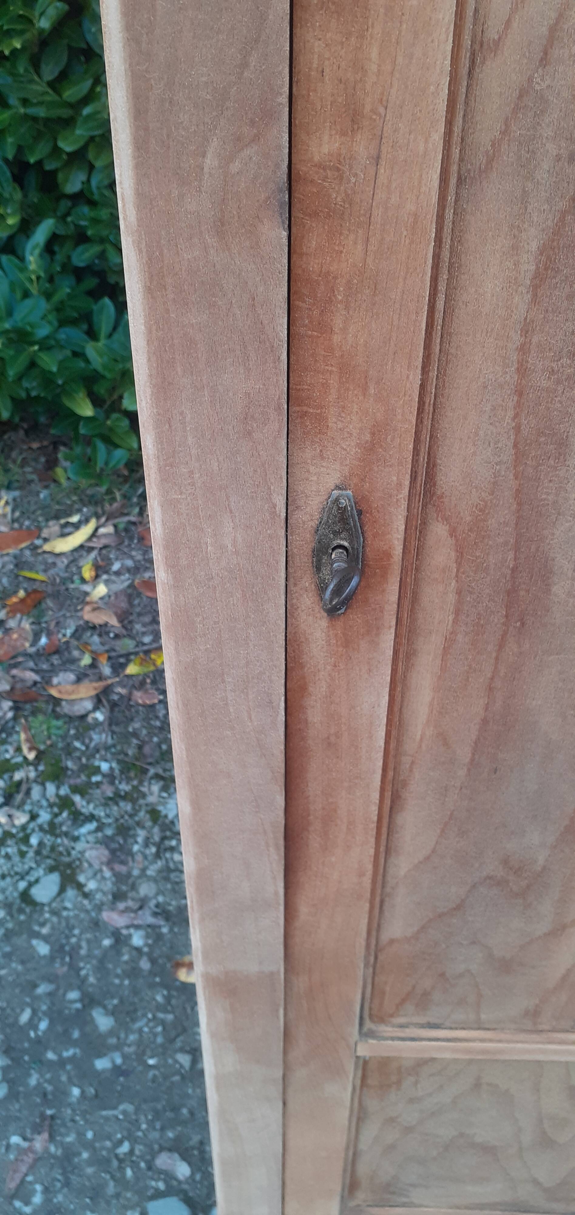 Parisian wardrobe 1 door 1 wardrobe beech raw wood