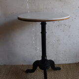 Gueridon in marble and wood