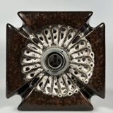 1960s/70s Ceramic Wall Lamp, Mid-Century Wall Sconce, Space Age Design