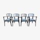 Ensemble de 4 chaises/fauteuils