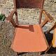 Set of 3 bridge chairs with tapered legs from the 1950s/60s.