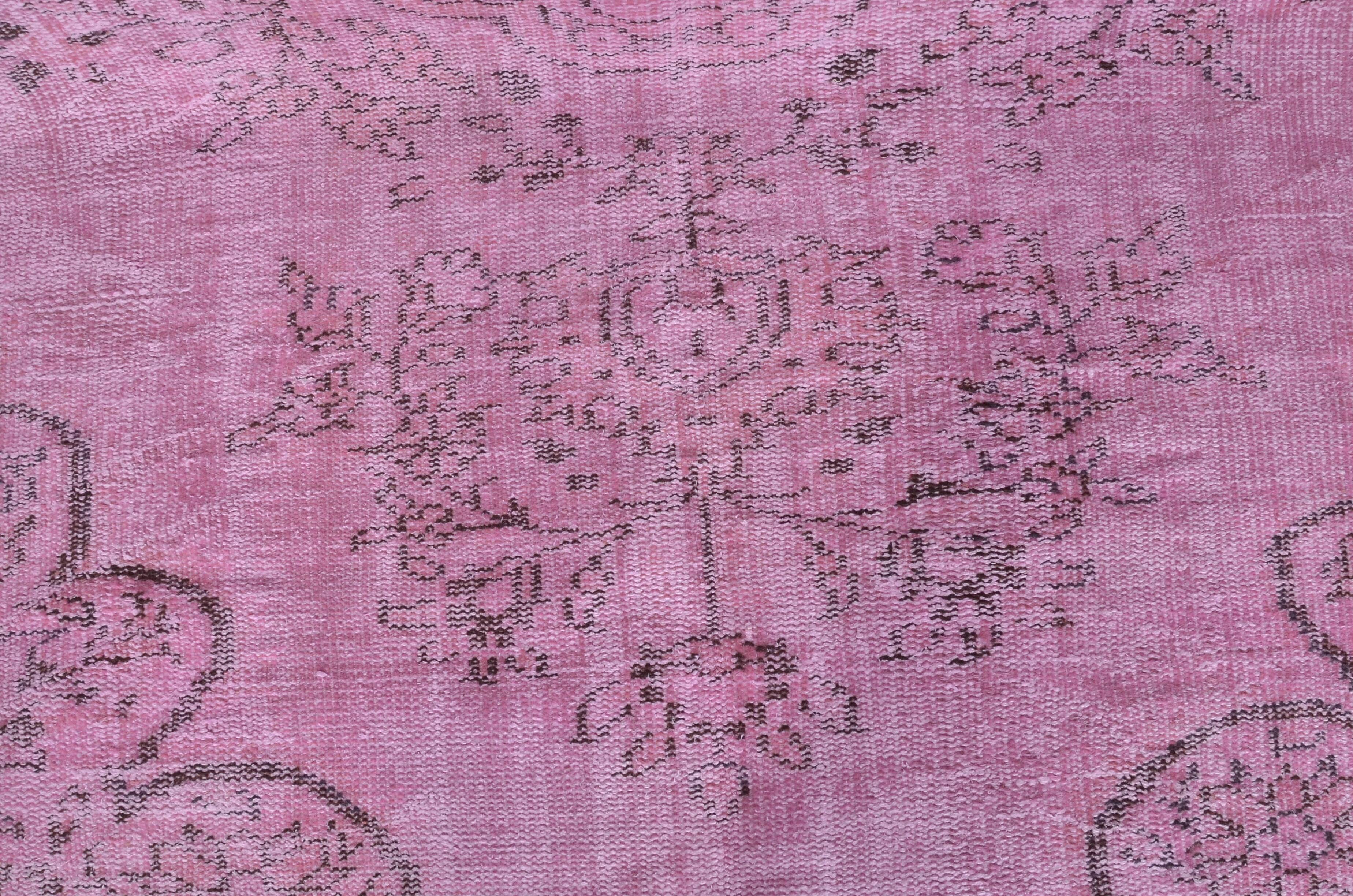 Pink Anatolian Oushak Wool Rug sku 2345