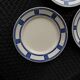 Lot de 3 assiettes vintage plates 23 cm en semi porcelaine badonviller