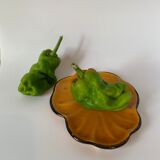Plat en céramique émaillée