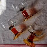 Set of 9 70s glasses