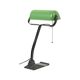 Lampe de bureau Bauhaus Notary Lamp Erpe Modèle 52 Émail vert