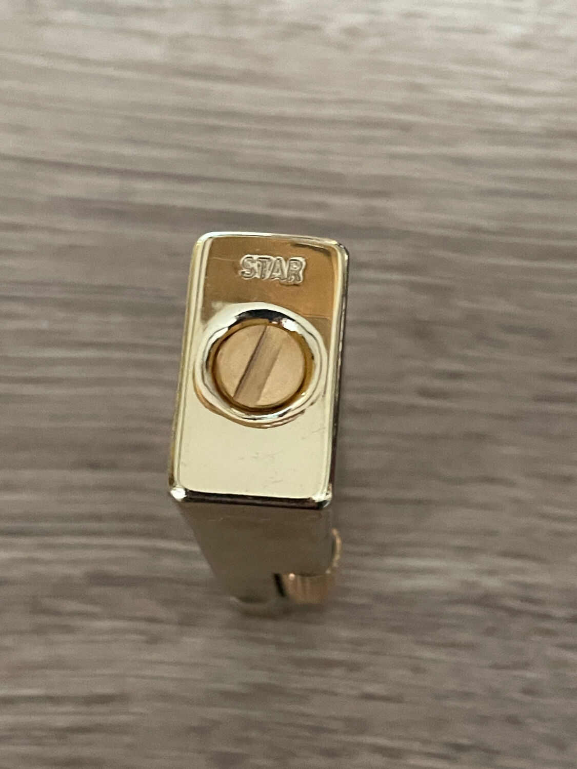 Star Golden Metal Refillable Gas Lighter