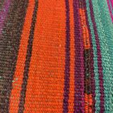 Vintage turkish kilim cushion cover 40x40cm