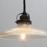 Art Deco ceiling lamp with porcelain pendulum 1920