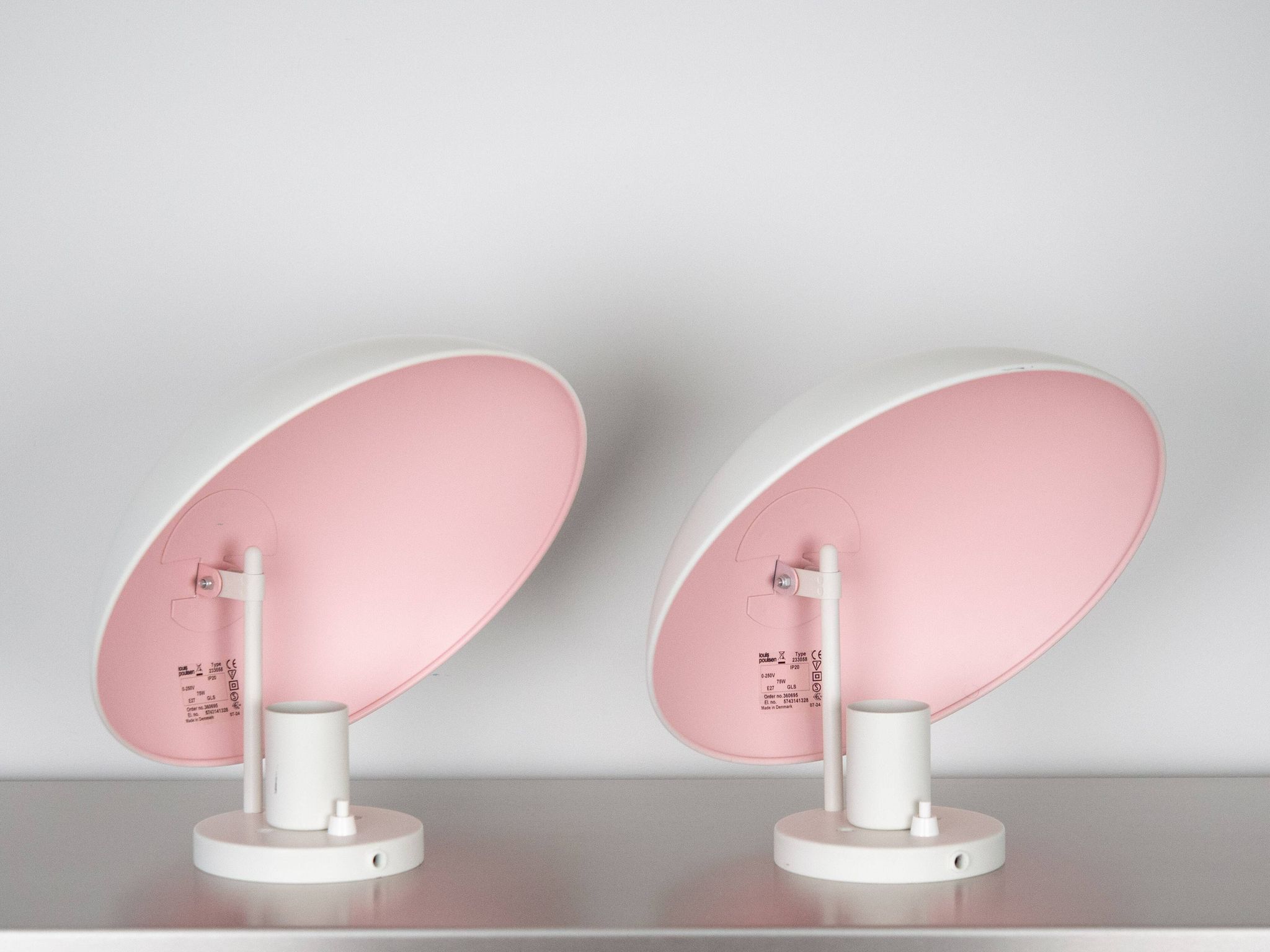 Paire de 2 appliques murales PH HAT Maxi par Poul Henningsen, Louis Poulsen, 1961
