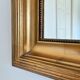 Paire de miroirs muraux en bois doré danois antiques, fin du 19e siècle
