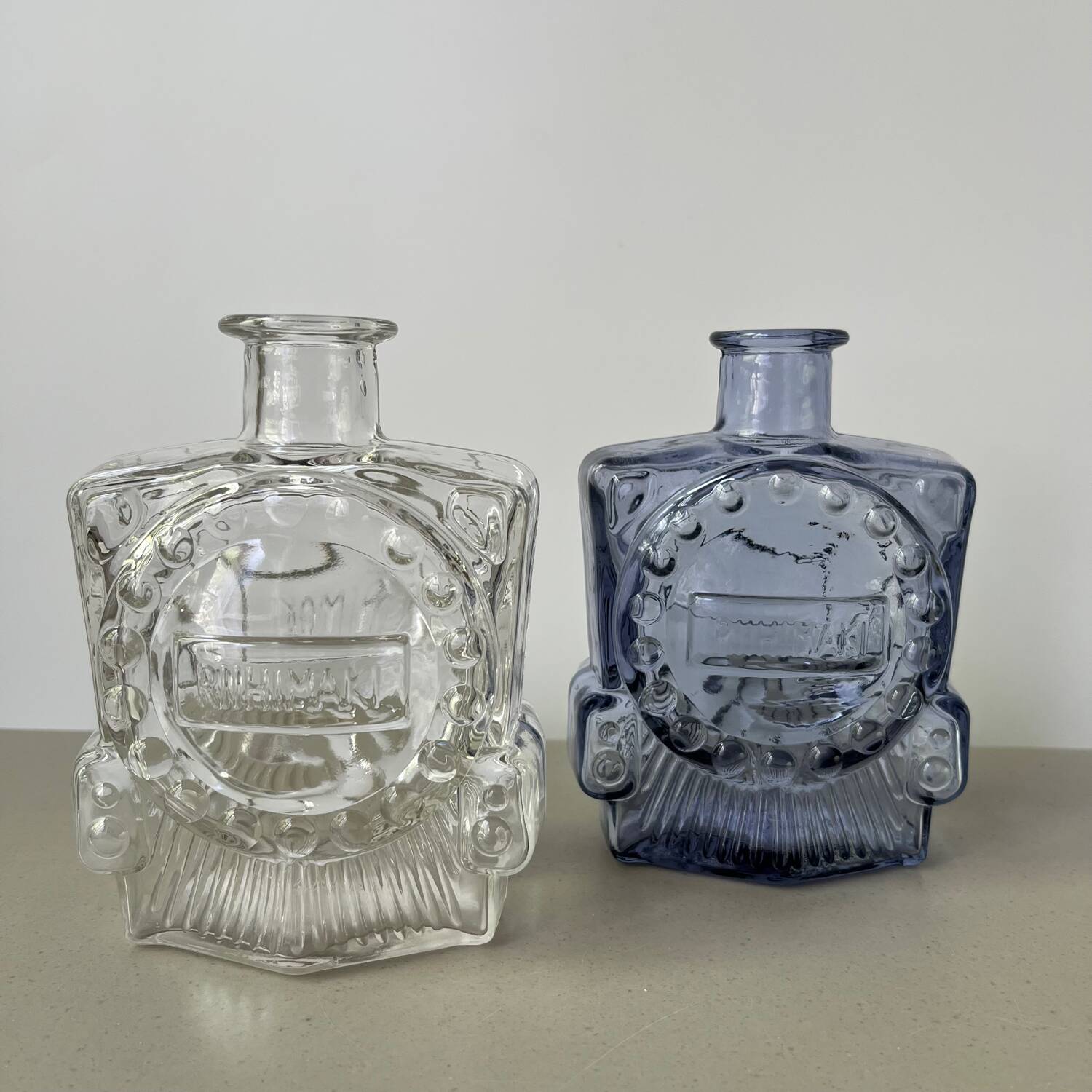 2 vases, Erkkitapio Siiroinen x Riihimäki, Finland, 1970s