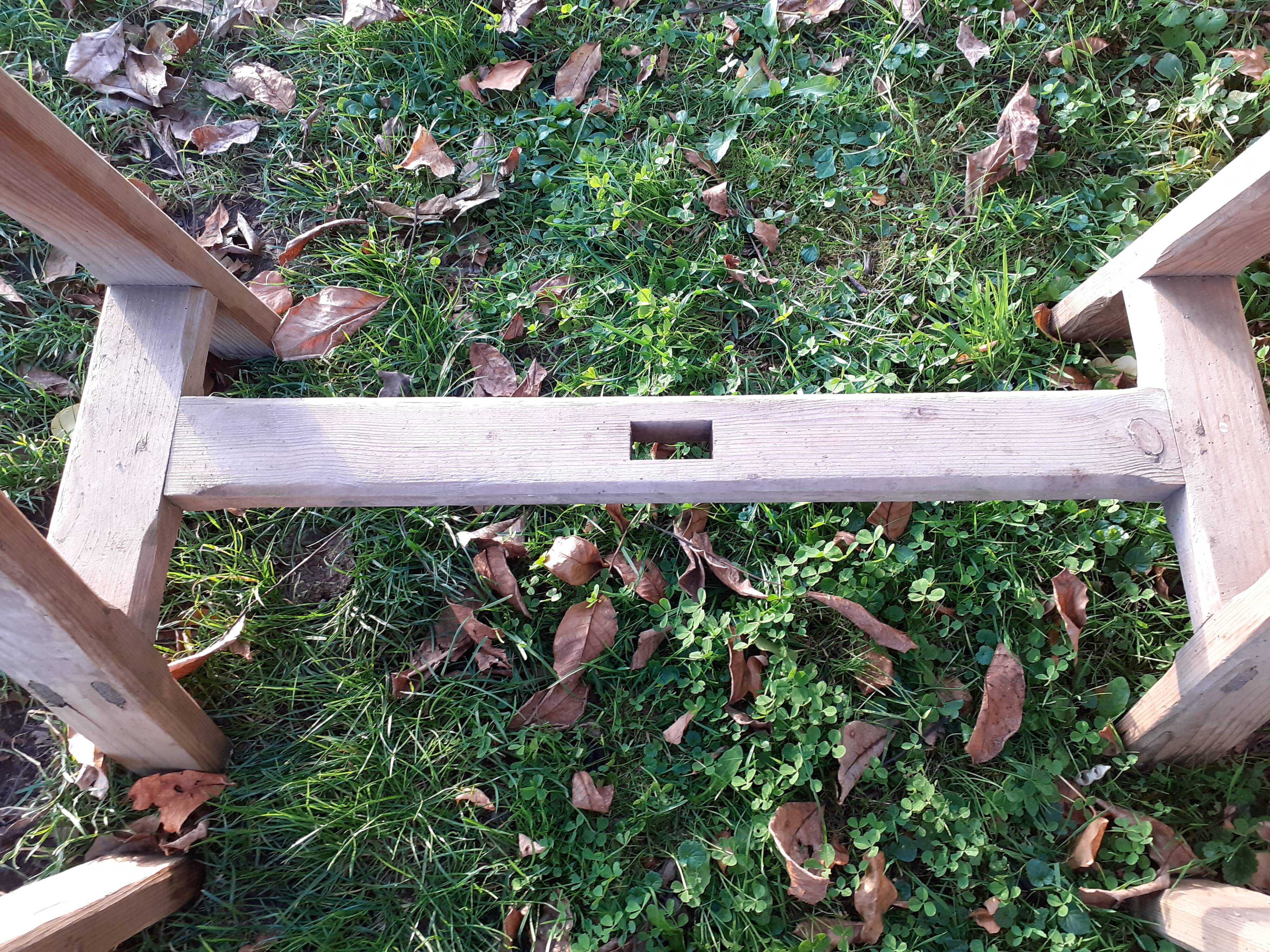 Vintage trestle desk