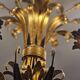 Patinated bronze chandelier with 5 lights – Louis XV style