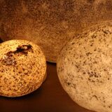 Set of 4 “Dora” model rock lamps by André Cazenave for Atelier A, 1960