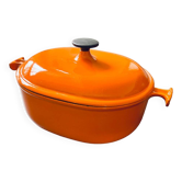 Vintage casserole dish Le Creuset 25 La Mama by Enzo Mari
