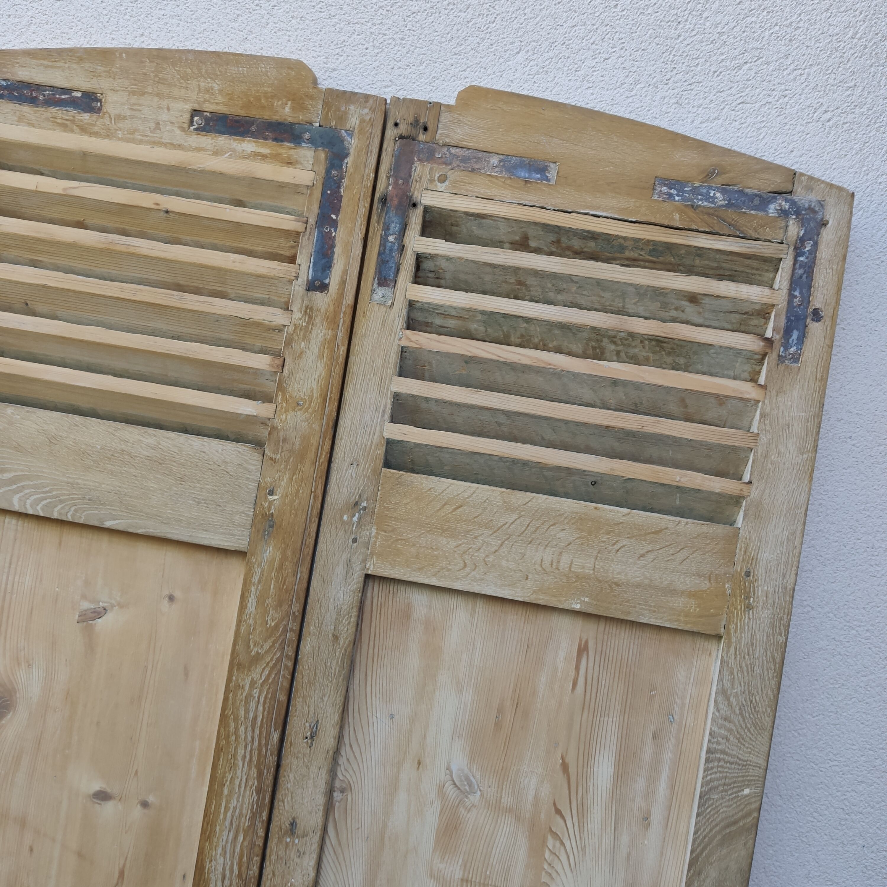 Pair of old shutters