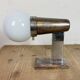Vintage Art Deco Wall Light with Opal Glass, 1930s