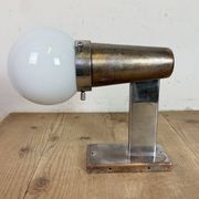 Vintage Art Deco Wall Light with Opal Glass, 1930s