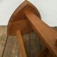 Wooden tripod stool