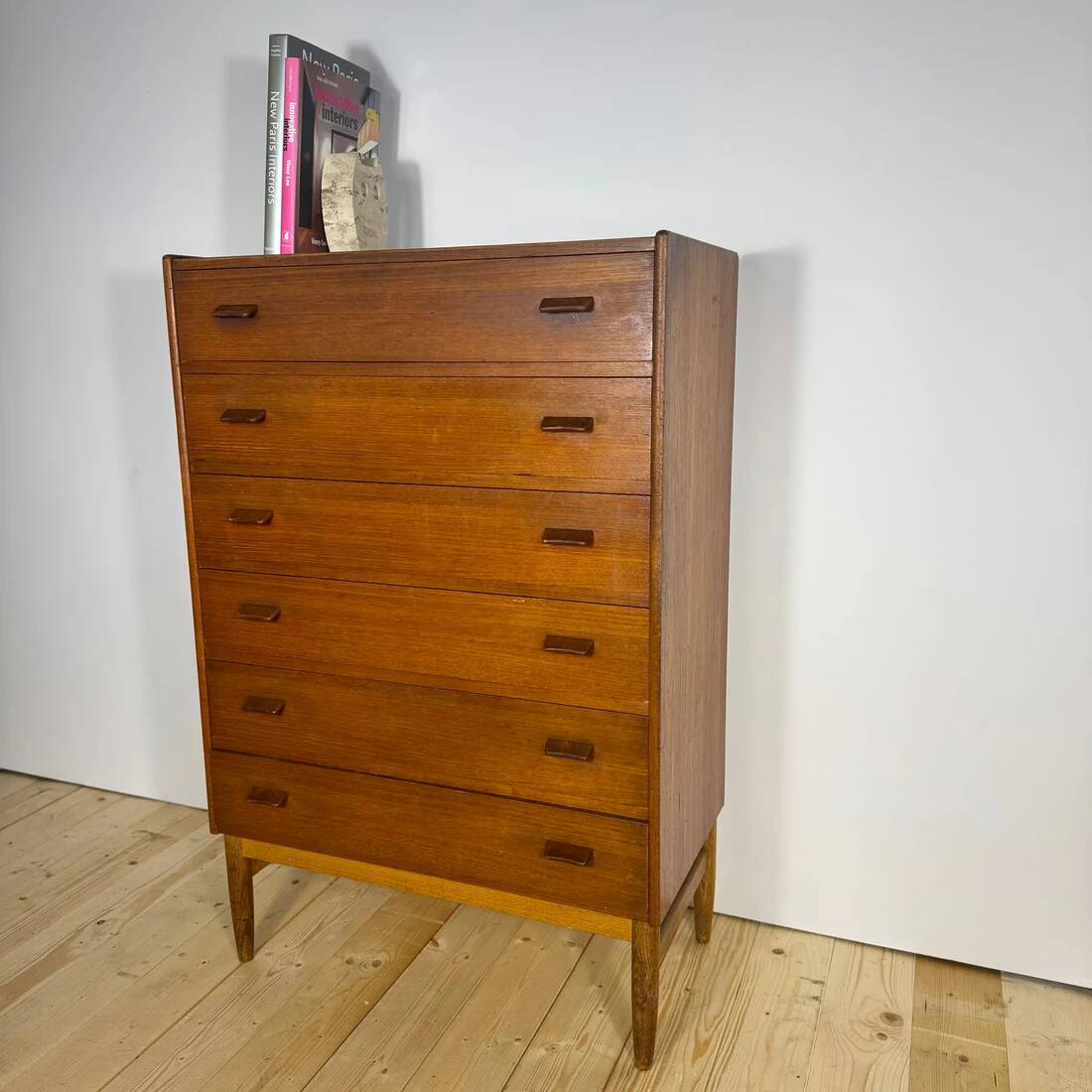 Mid-Century Danish teak chest of drawers from the 1960s