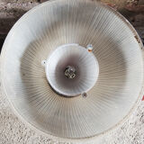 Set of 4 industrial hangings  in steel and Polycarbonate