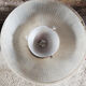 Lot de 4 suspensions industrielles en acier et polycarbonate