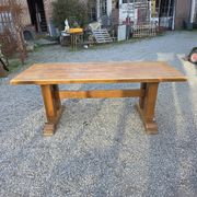 Oak farmhouse table