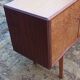 Vintage Scandinavian style sideboard in elm from the 1960s - Low buffet