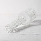 Small Vintage Clear Glass Vase / Single Flower Stylish Vase / Sweden / 2000