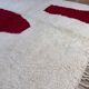 Berber rug in natural wool, size 150 x 250 cm