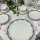 Antique porcelain dessert dish made in France